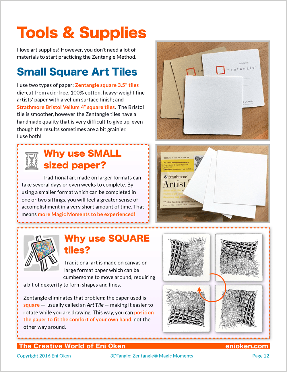 Learn to create amazing Zentangle • enioken.com