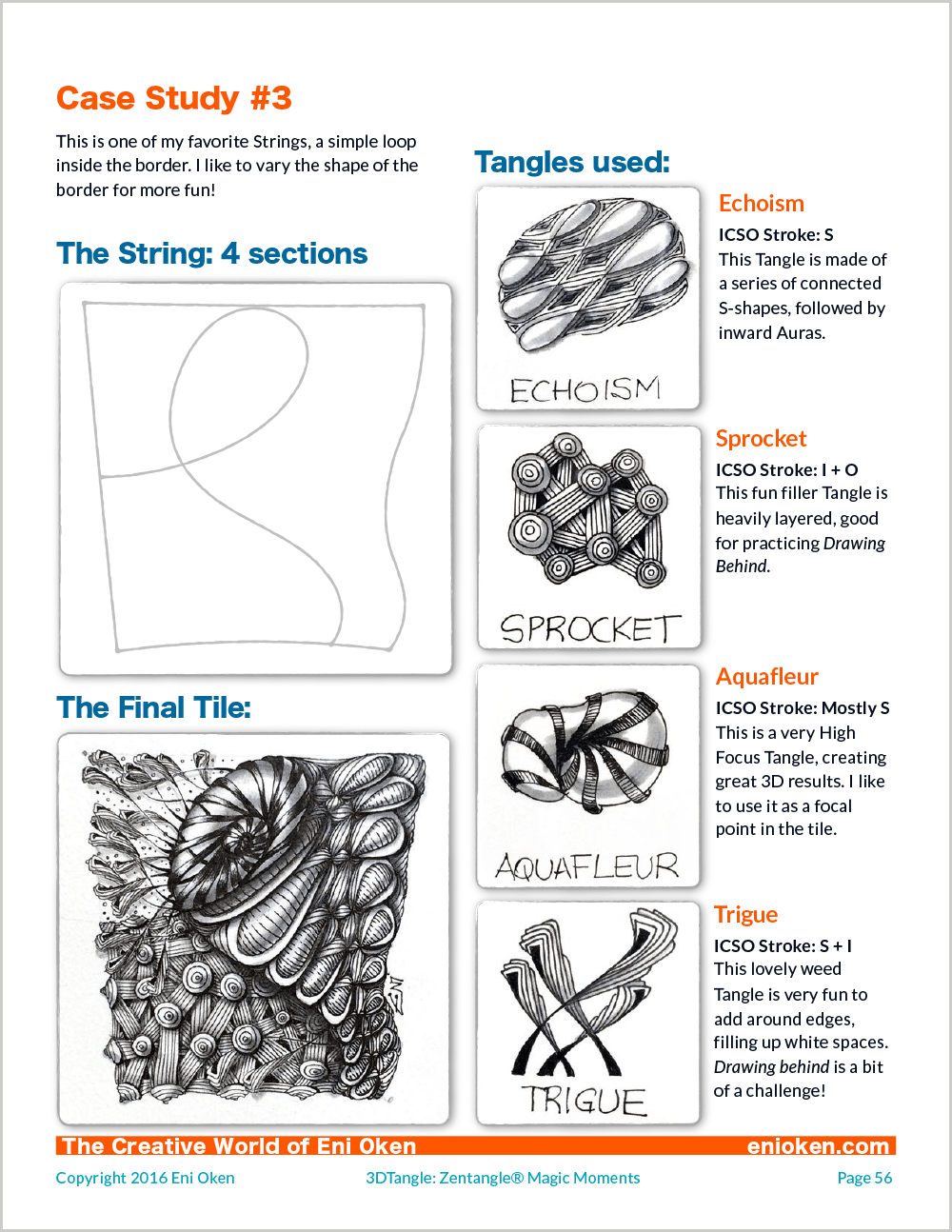 Learn to create amazing Zentangle • enioken.com