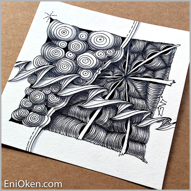 Learn to create awesome Zentangle® • enioken.com