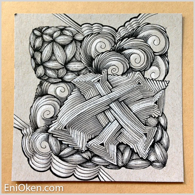 Learn to create awesome Zentangle® * enioken.com