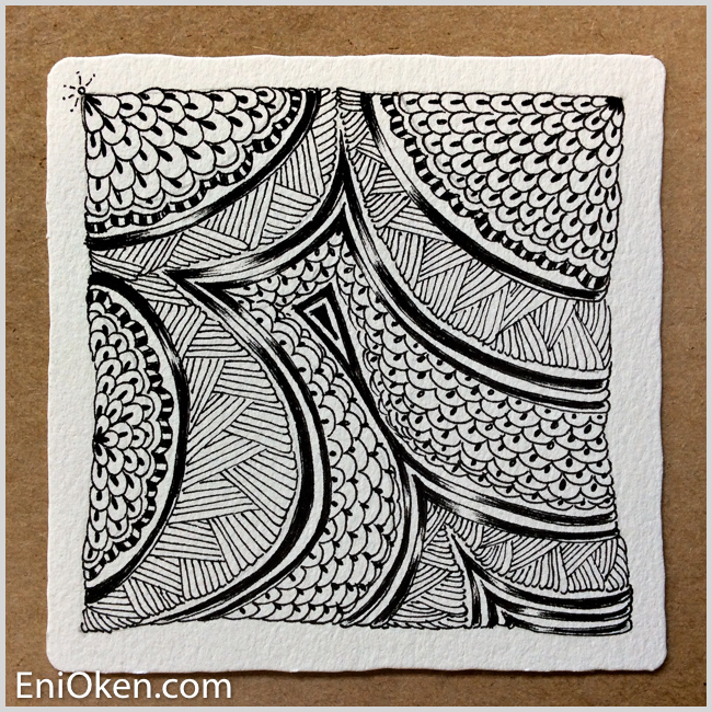 Learn how to draw amazing Zentangle® • enioken.com