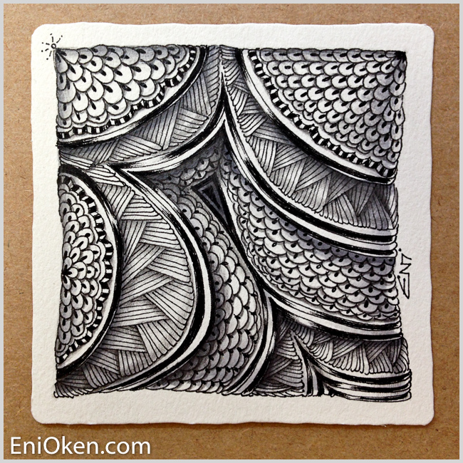 Learn how to draw amazing Zentangle® • enioken.com