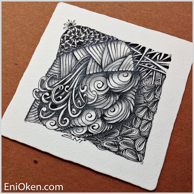 Learn to create amazing Zentangle® • enioken.com