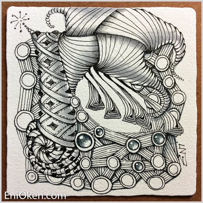 Learn to create amazing Zentangle® • enioken.com