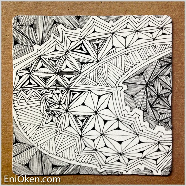 Learn to create amazing Zentangle® • enioken.com