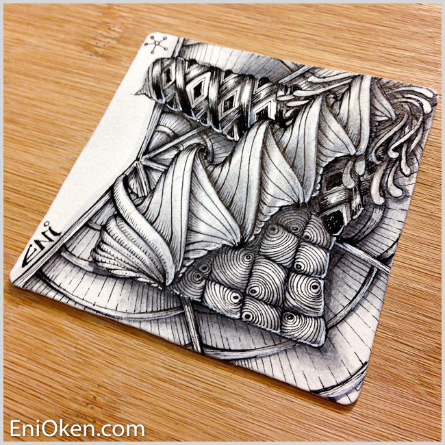 Learn how to create amazing Zentangle® • enioken.com