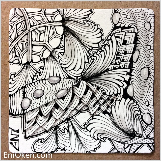 Learn how to create unbelievable Zentangle® shading • enioken.com
