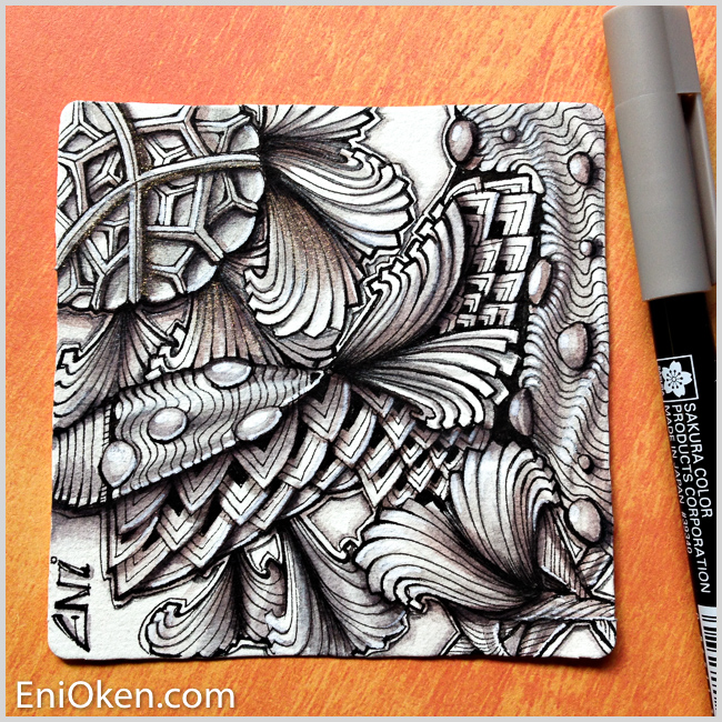 Learn how to create unbelievable Zentangle® shading • enioken.com