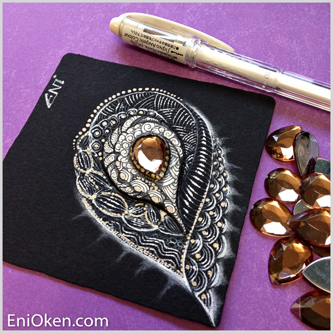 Learn how to create amazing Zentangle® • enioken.com