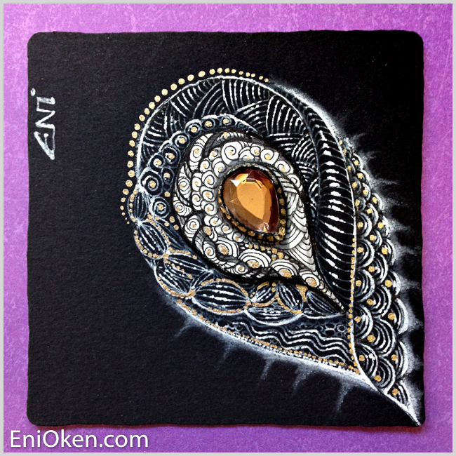 Learn how to create amazing Zentangle® • enioken.com