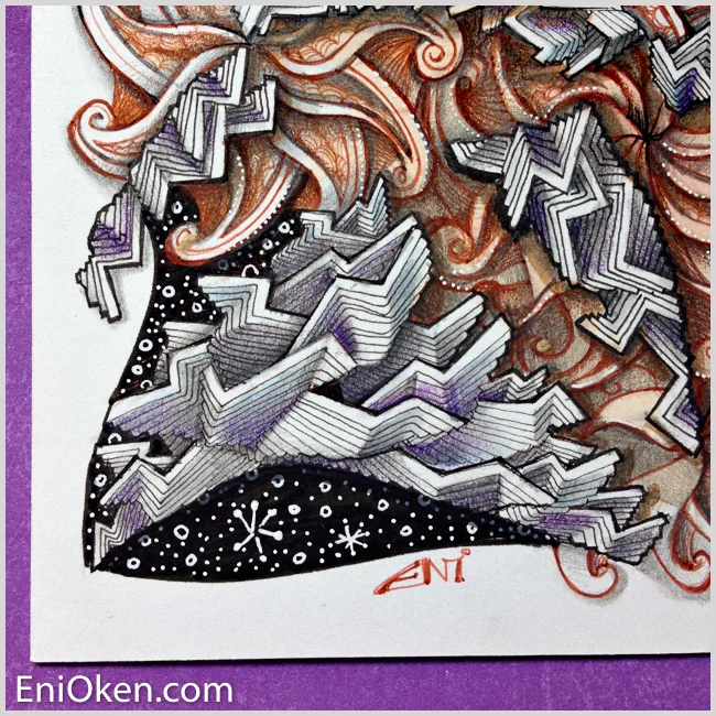 Learn how to create amazing Zentangle® • enioken.com