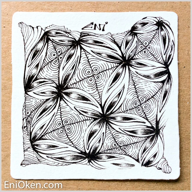 Learn how to create amazing Zentangle® • enioken.com