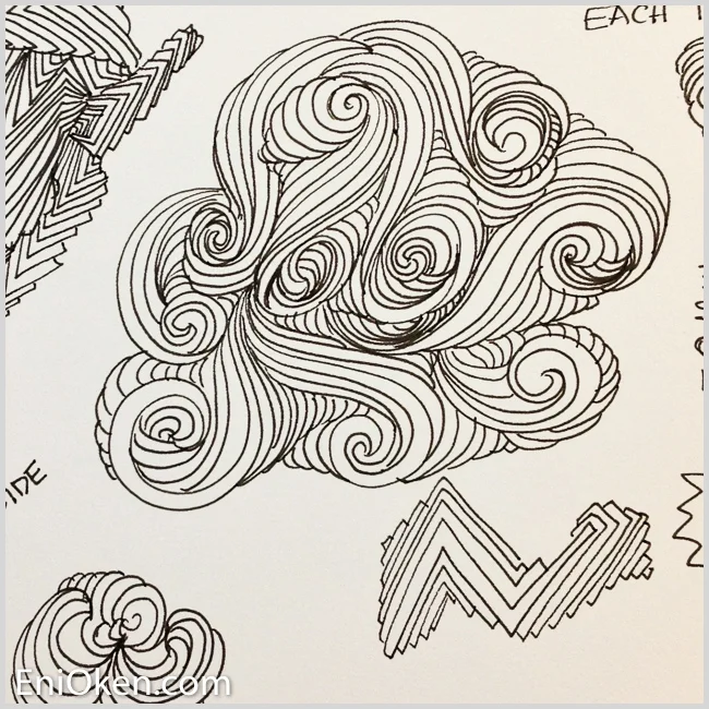 Learn how to create amazing Zentangle® • enioken.com