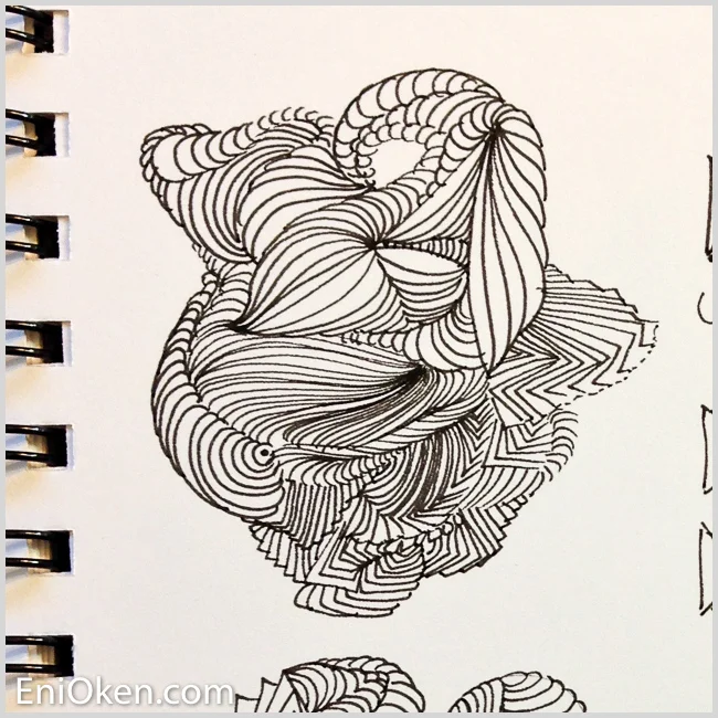 Learn how to create amazing Zentangle® • enioken.com