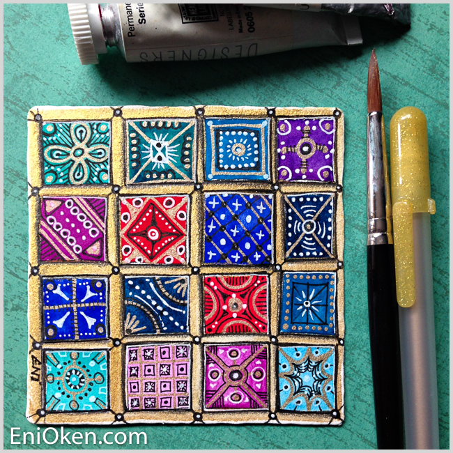 Learn how to create amazing Zentangle® • enioken.com