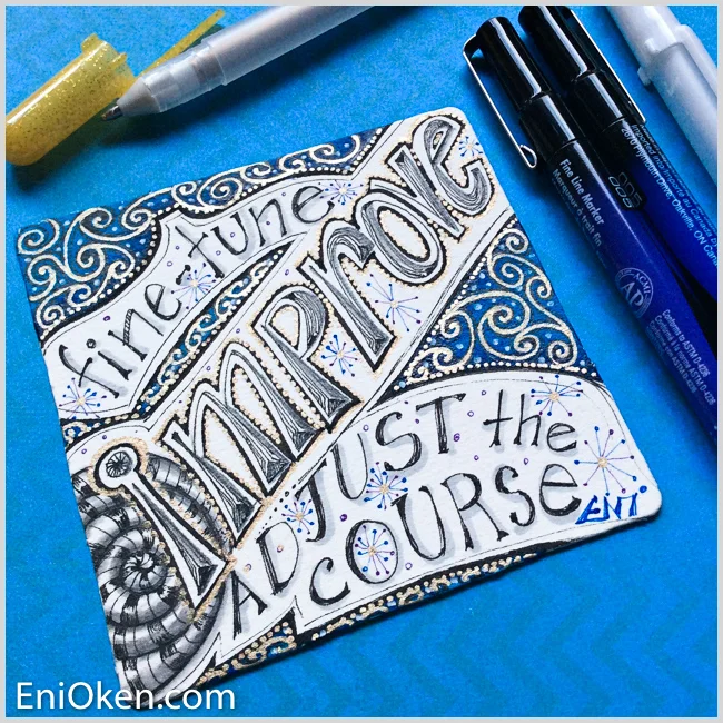 Learn to create amazing Zentangle® • enioken.com 