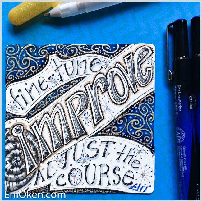 Learn to create amazing Zentangle® • enioken.com