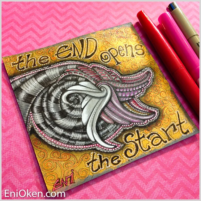 Learn how to create amazing Zentangle® • enioken.com