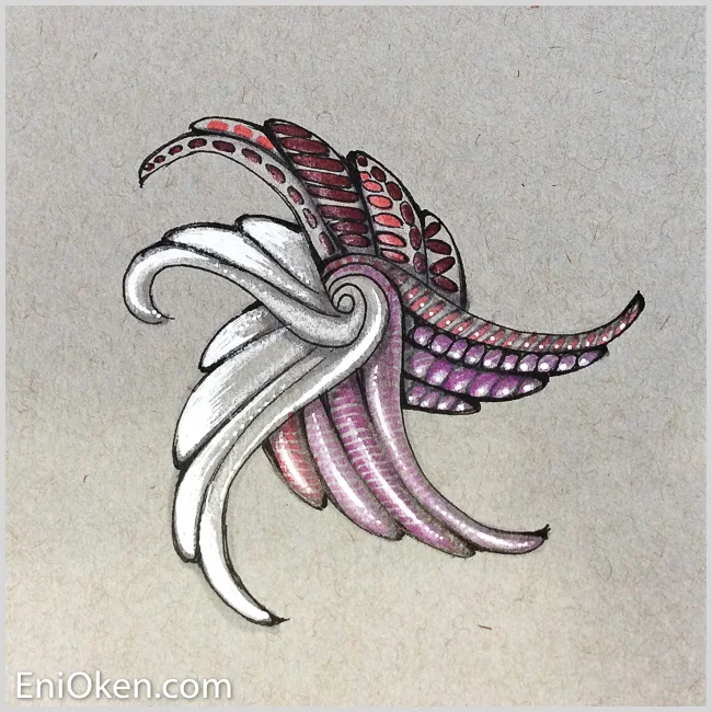 Learn how to create amazing Zentangle® • enioken.com