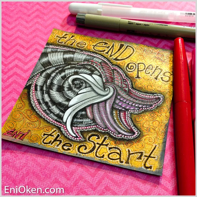 Learn how to create amazing Zentangle® • enioken.com