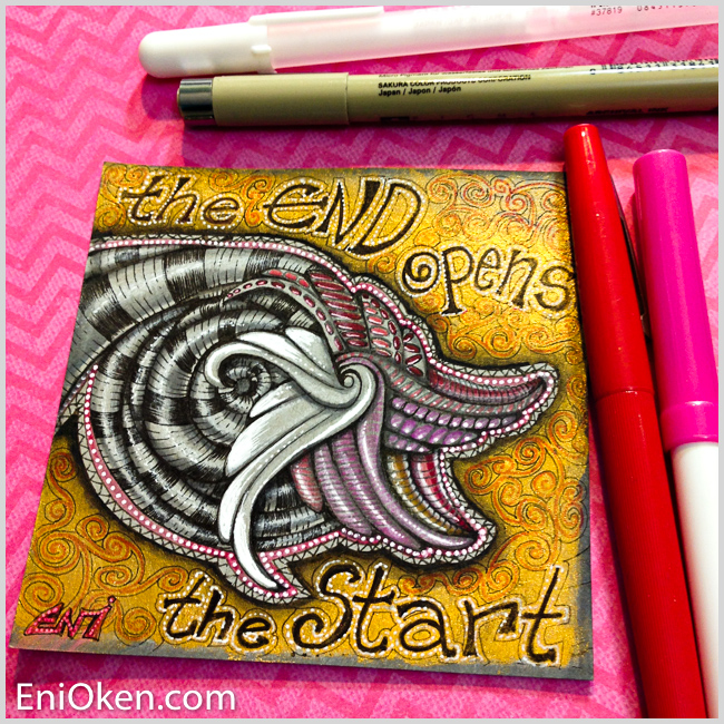 Learn how to create amazing Zentangle® • enioken.com
