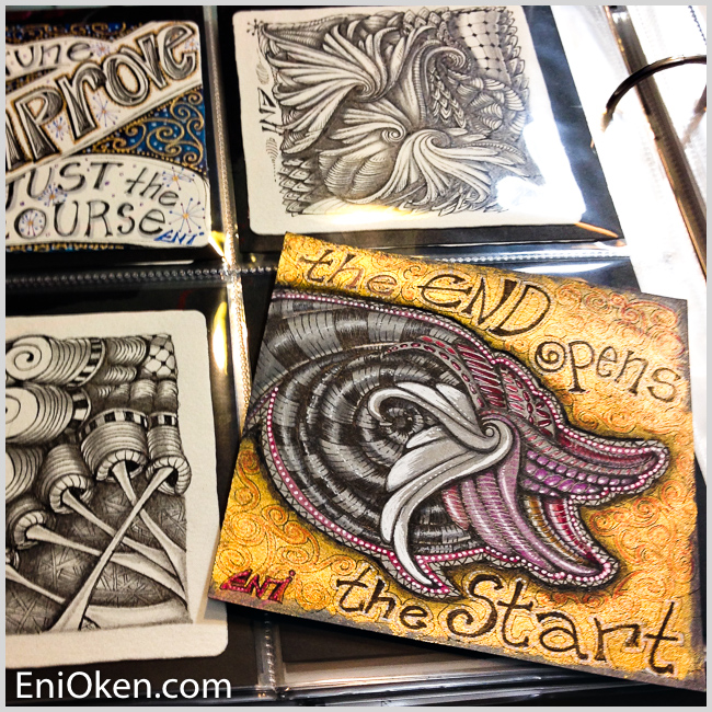 Learn how to create amazing Zentangle® • enioken.com