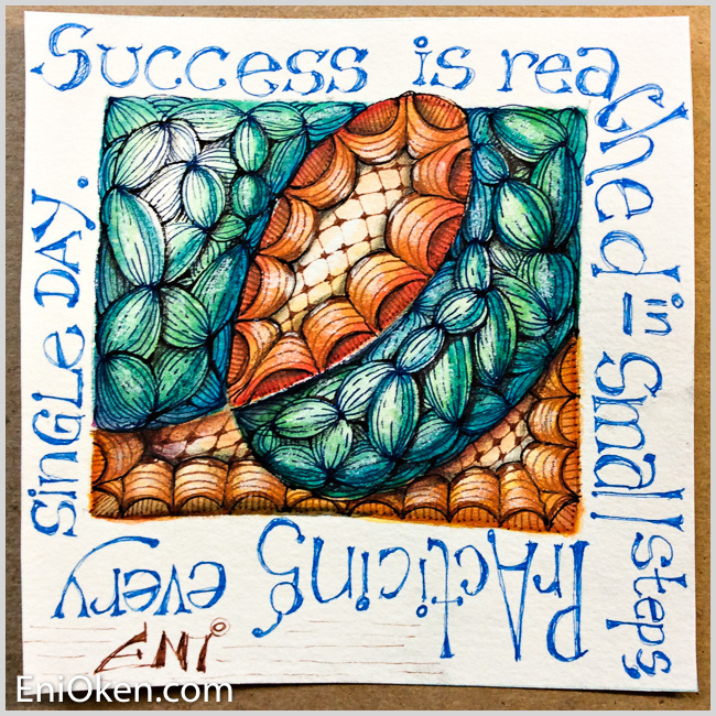 Learn how to create amazing Zentangle® • enioken.com