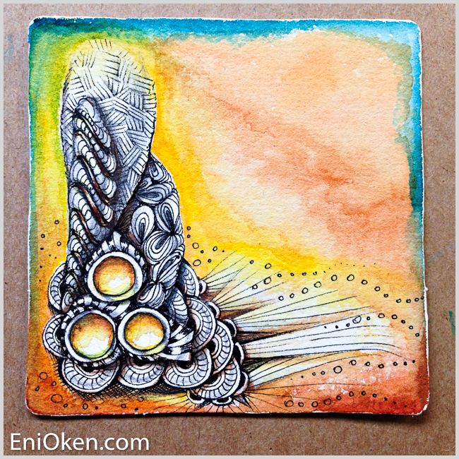 Learn how to create amazing Zentangle® • enioken.com