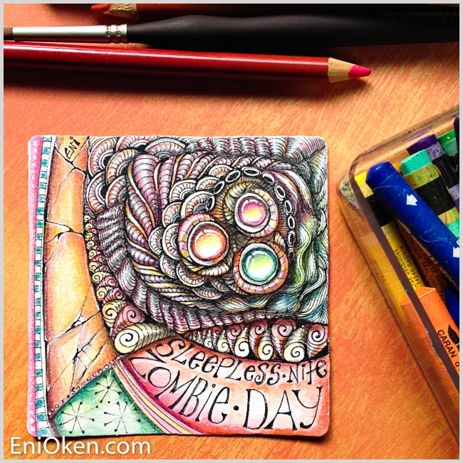 Learn how to draw and color amazing Zentangle® • enioken.com