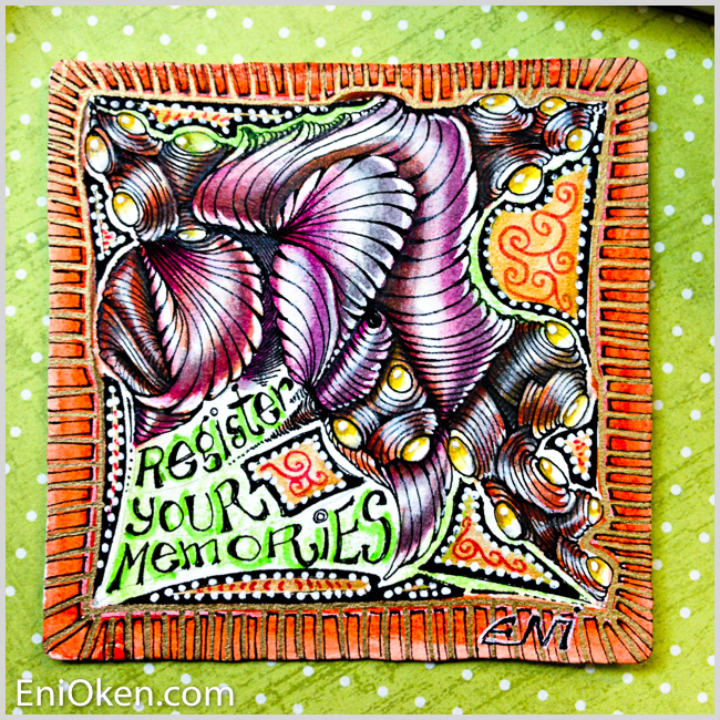 Learn how to create amazing Zentangle® • enioken.com