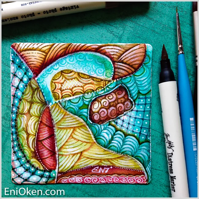 Learn to create amazing Zentangle® • enioken.com