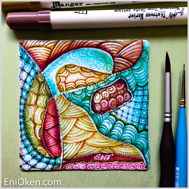 Learn to create amazing Zentangle® • enioken.com