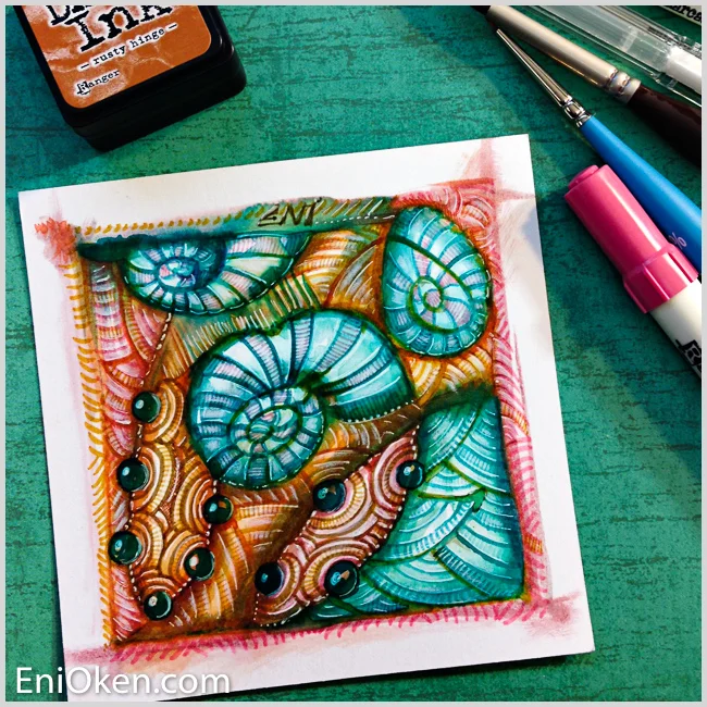Learn to create amazing Zentangle® • enioken.com