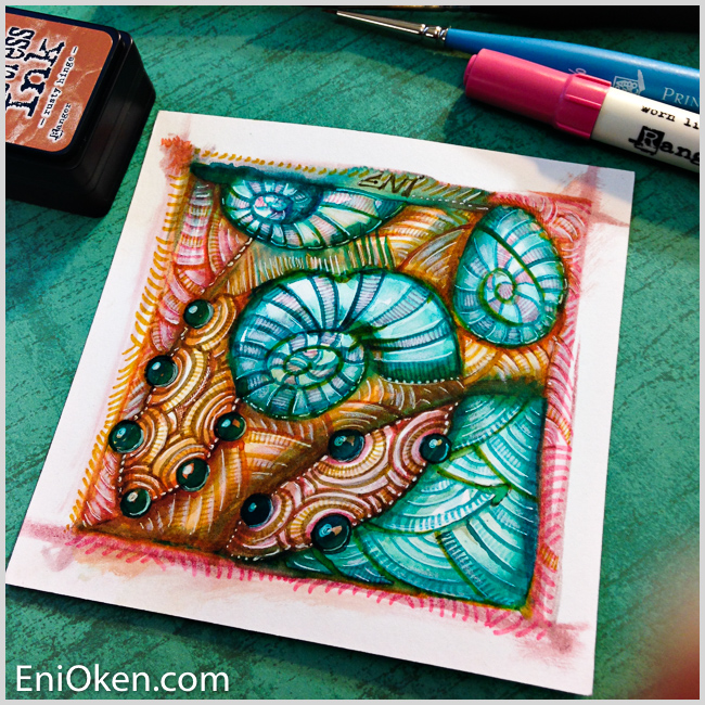 Learn to create amazing Zentangle® • enioken.com