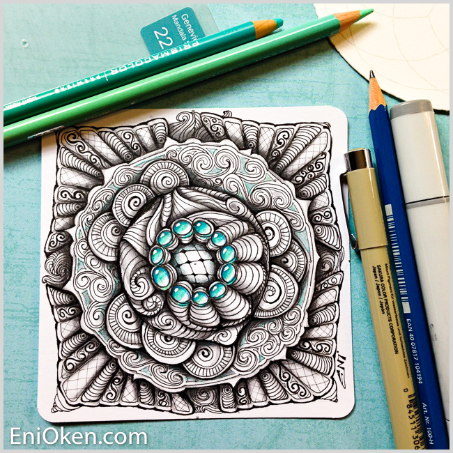 Learn how to make amazing Zentangle® • enioken.com