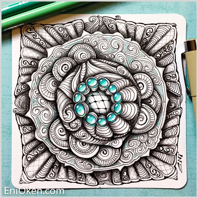 Learn how to make amazing Zentangle® • enioken.com