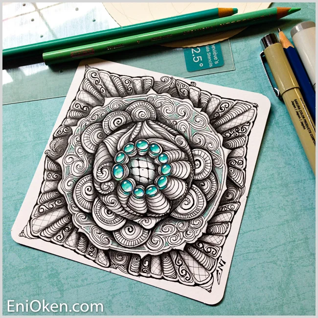 Learn how to make amazing Zentangle® • enioken.com