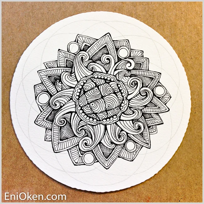 Learn how to create awesome Zentangle® • enioken.com