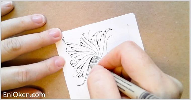 Learn how to create amazing Zentangle® • enioken.com