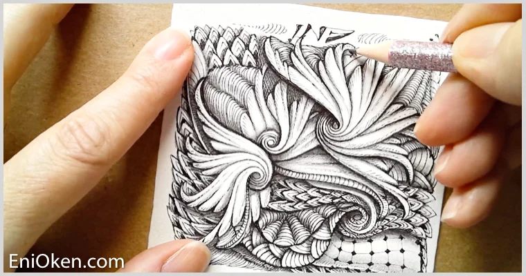 Learn how to create amazing Zentangle® • enioken.com