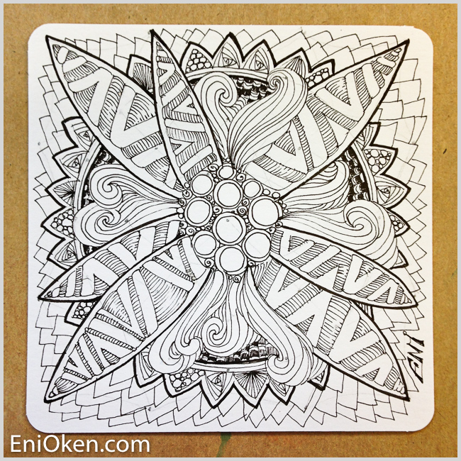 Learn how to make amazing Zentangle® • enioken.com
