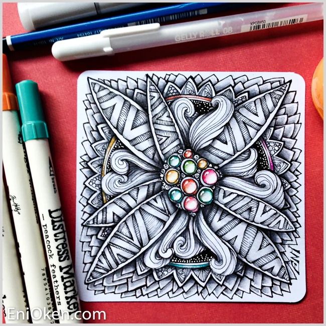 Learn how to make amazing Zentangle® • enioken.com