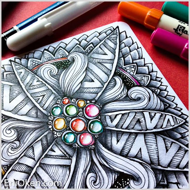 Learn how to make amazing Zentangle® • enioken.com