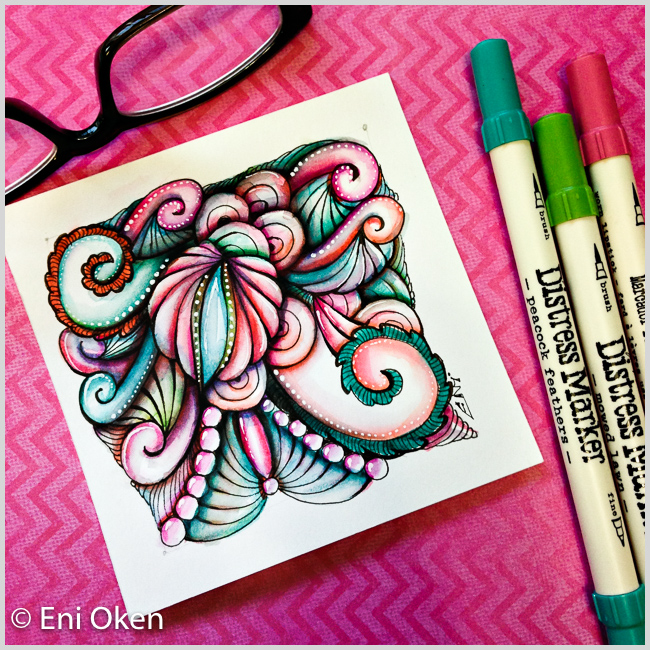 Learn how to create amazing Zentangle® • enioken.com