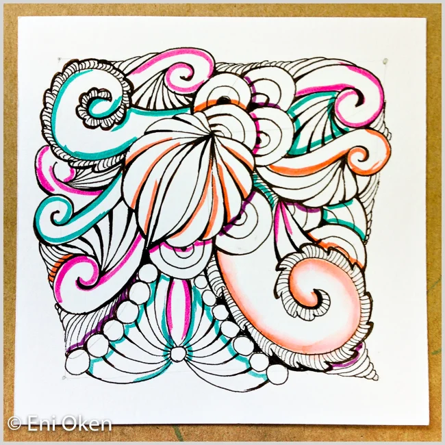 Learn how to create amazing Zentangle® • enioken.com