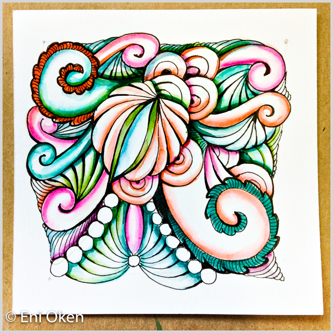 Learn how to create amazing Zentangle® • enioken.com