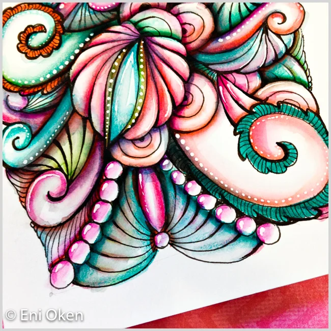Learn how to create amazing Zentangle® • enioken.com