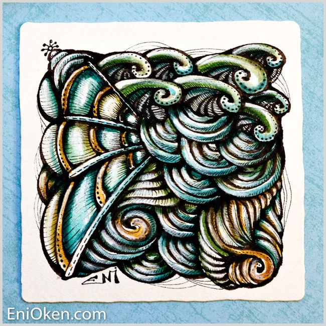 Learn how to create amazing Zentangle® * enioken.com