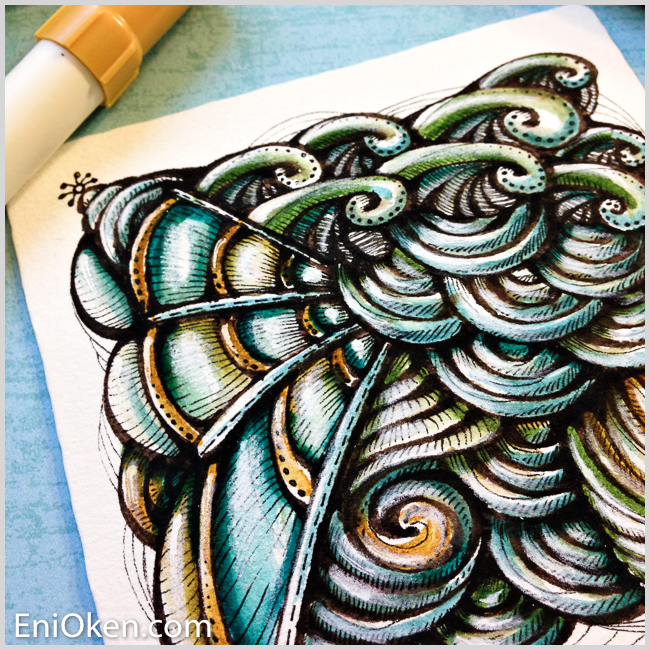 Learn how to create amazing Zentangle® * enioken.com