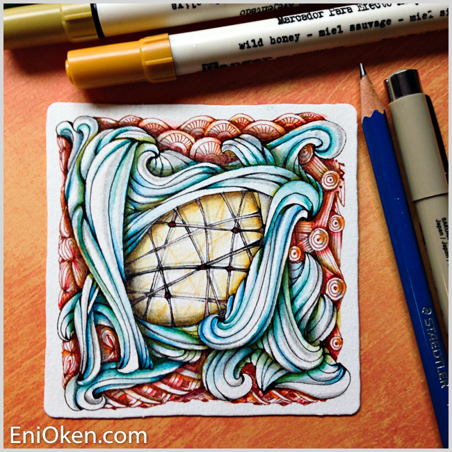 Learn how to create amazing Zentangle® • enioken.com